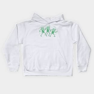 3 happy moneymen! Kids Hoodie